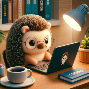 귀여운 고슴도치